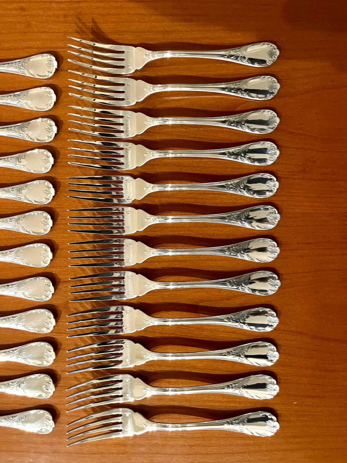 Christofle Marly 12 fish cutlery sets, 24 pieces, very good condition