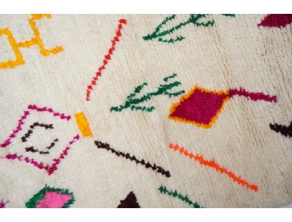 Colorful Berber carpet 159x150cm