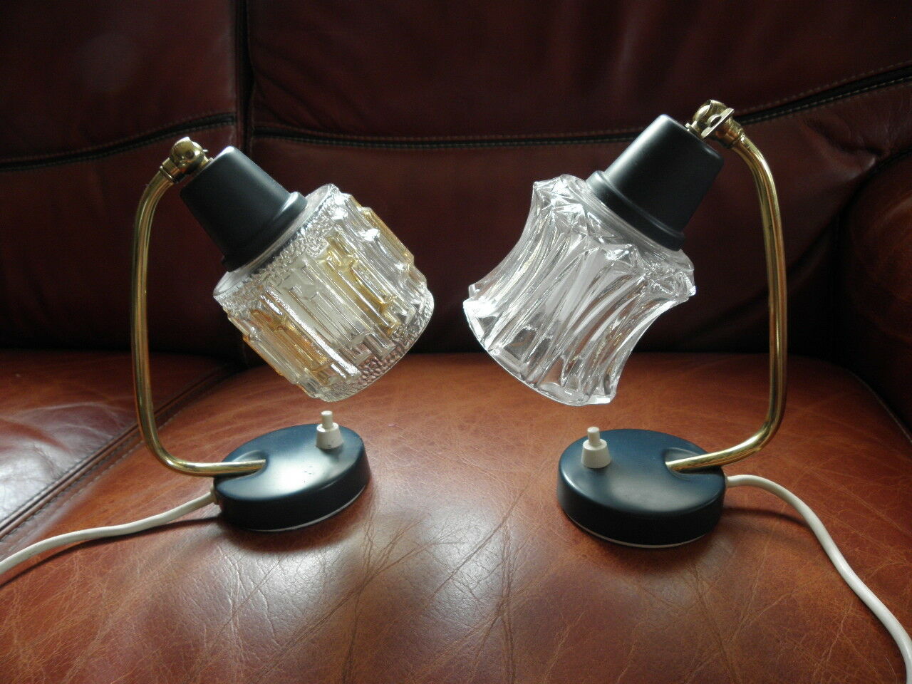 Pair of bedside lamps