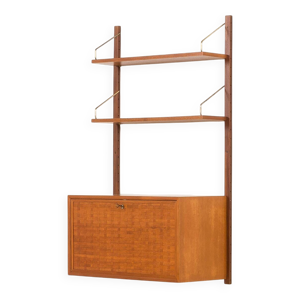 Étagère murale en teck - cadovius 1960