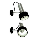 Pair of 50s Disderot Delmas spotlights in modernist style