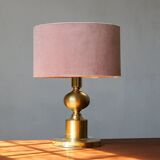 Lampe de table vintage en laiton par N Light