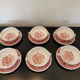 12 soup bowls and saucer service Villeroy&Boch Saar