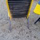 Garden furniture of the 50s coffee table + 2 armchairs compass legs