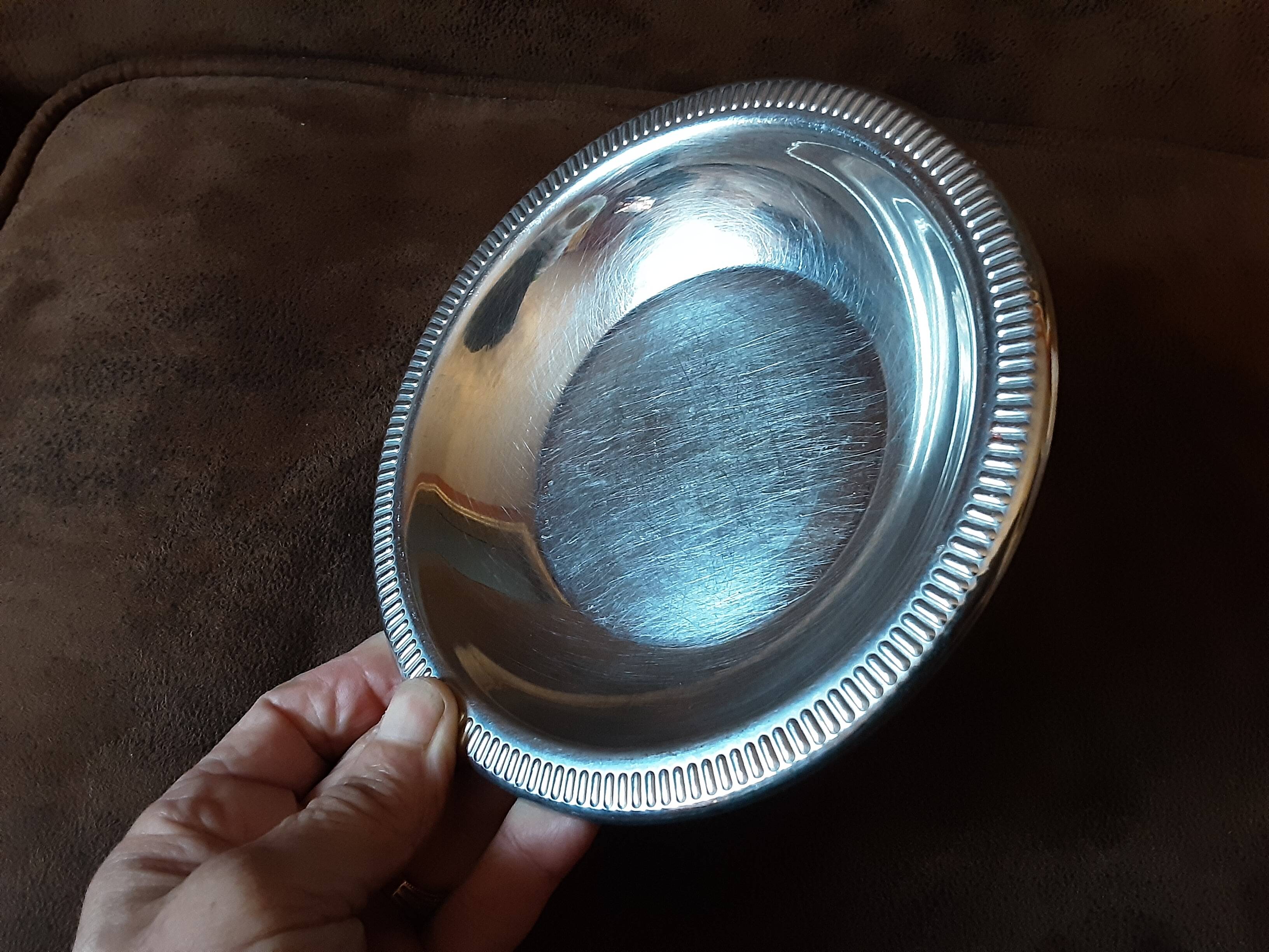 Vintage metal bowl by Jean Couzon