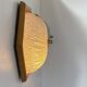 Pair of vintage wall lights, pine and Murano glass, Italy 1980
