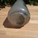 Glass vase signed Joma