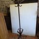 Curved antique wooden parrot