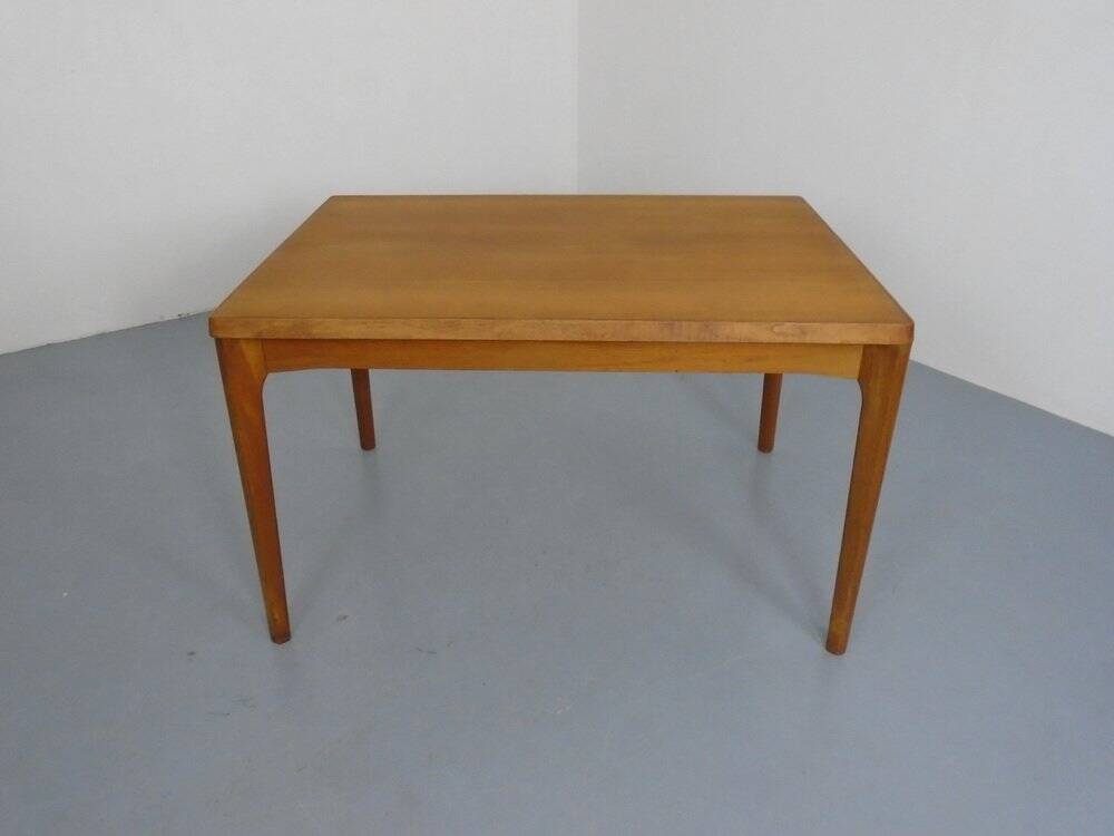 Extendable Teak Dining Table by Henning Kjærnulf for Velje Møbelfabrik, 1960s
