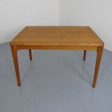 Extendable Teak Dining Table by Henning Kjærnulf for Velje Møbelfabrik, 1960s