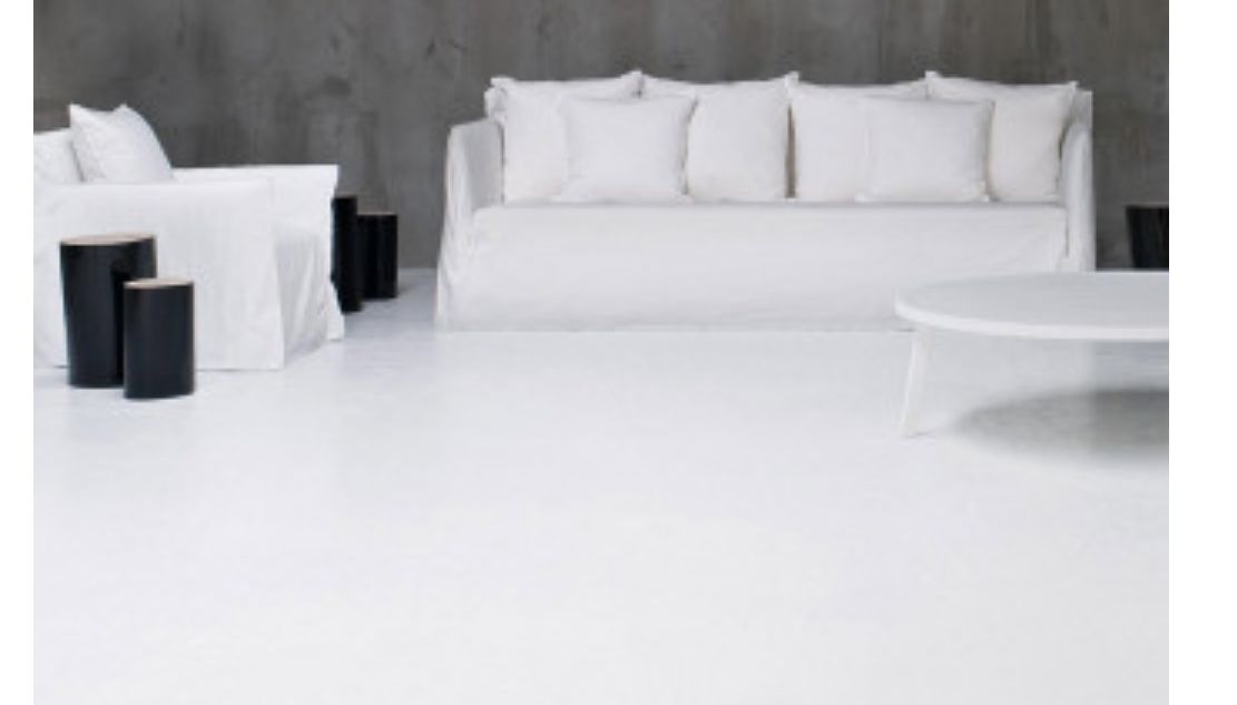 Canapé Gervasoni Ghost 12  lino bianco + housse de rechange