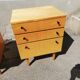 Paire de chevets vintage bois clair