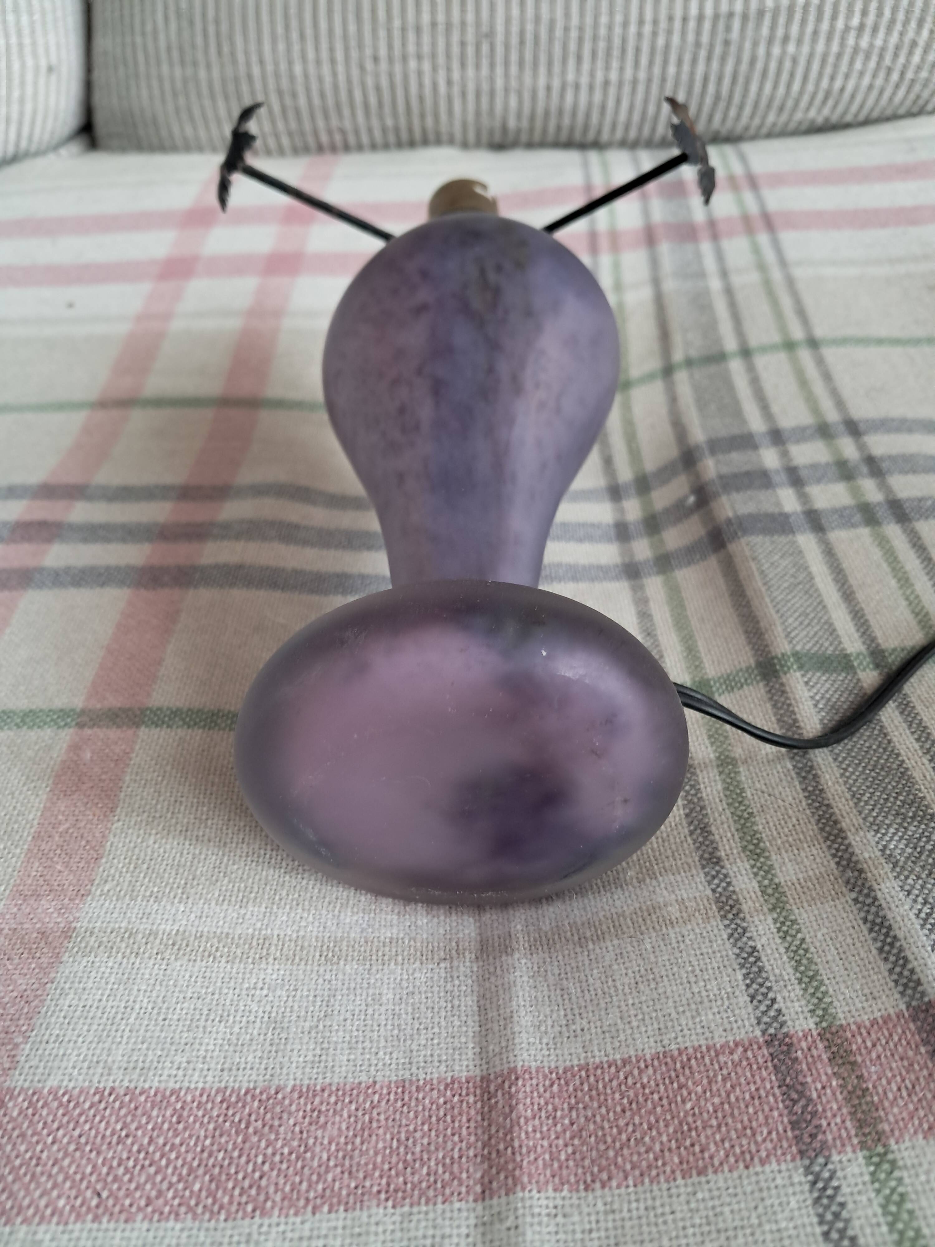 Vintage glass paste lamp