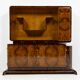 Buffet vitré asymétrique Art Déco en noyer et palissandre - 1925-1939