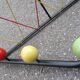 Door coat vintage ball scoubidou years 50