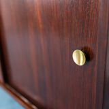 Sideboard brass wood 1970