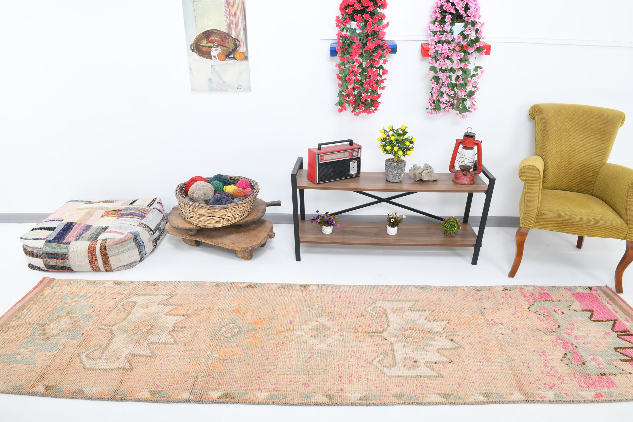 Runner rug, 88x348cm