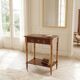 Table d'appoint ancienne console vintage antique marquetée
