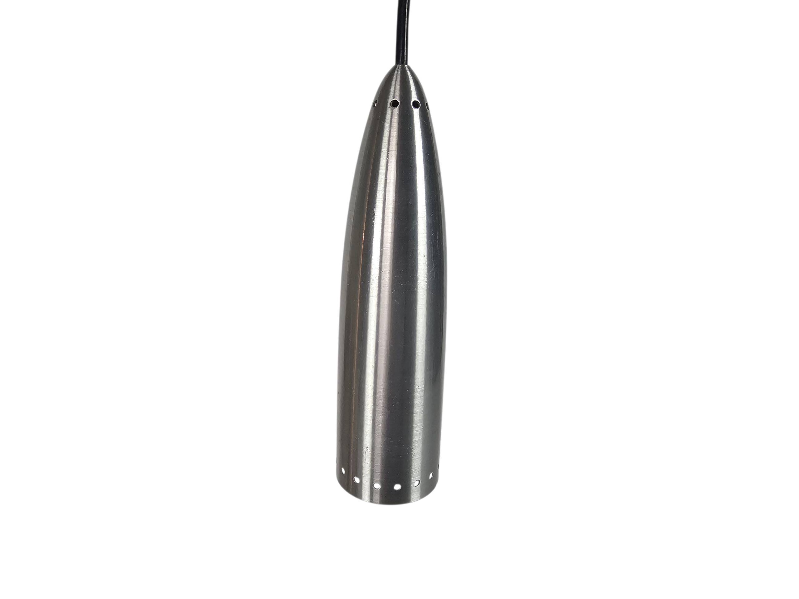 Hala Zeist - 'theekaars'  pendant lamp - aluminium - 70's