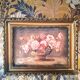 Painting jack watercolor still life france 1938 floral cup golden frame