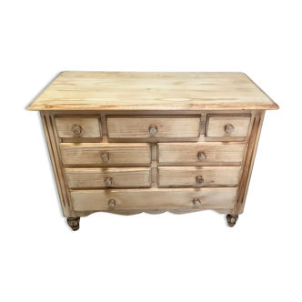 Chest of drawers light wood drawers