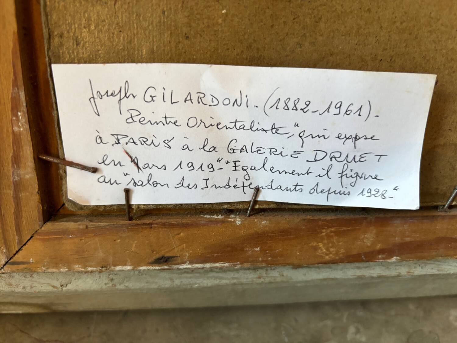 Still life signed Gilardoni