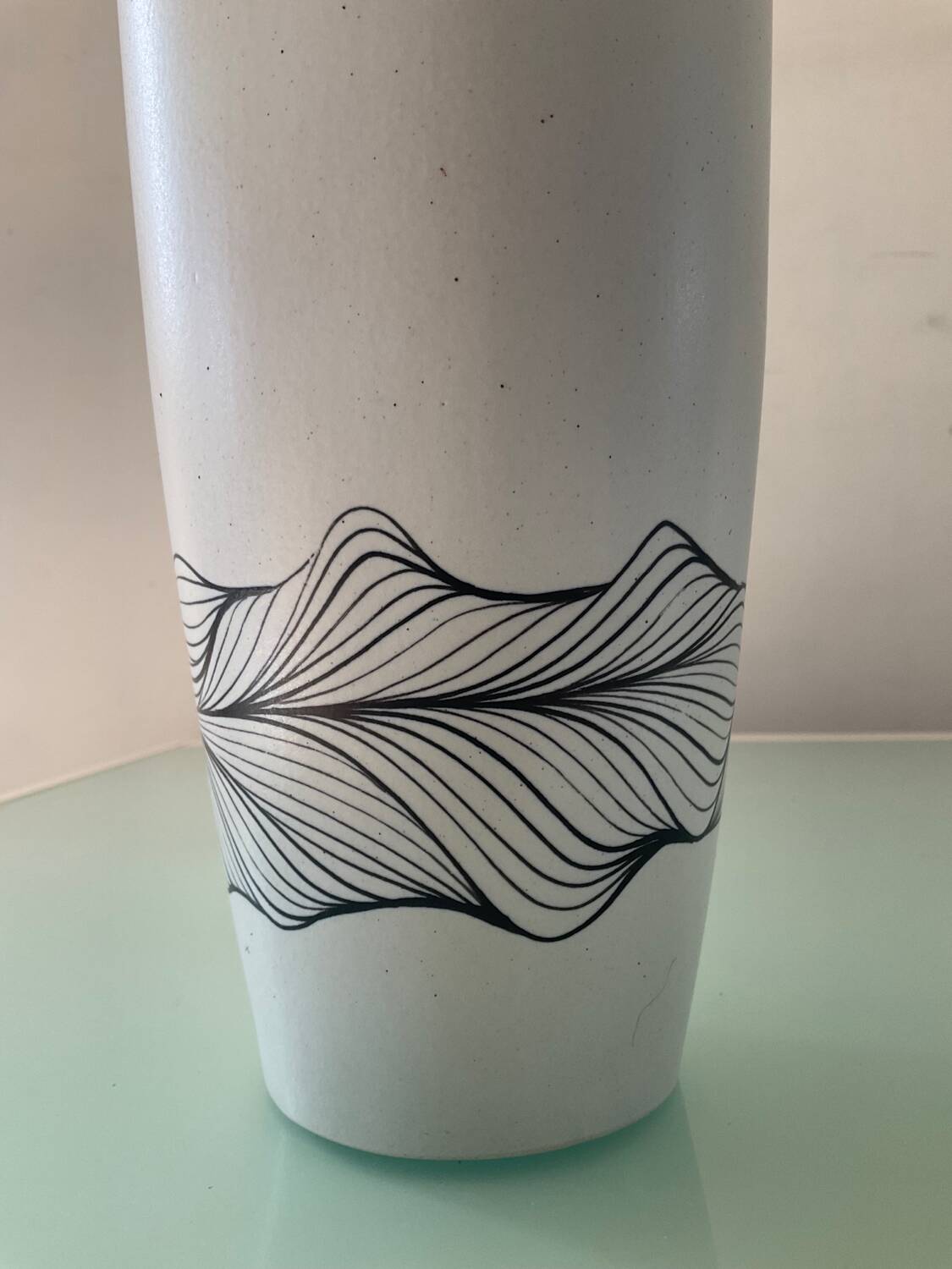 Vintage stoneware vase