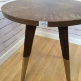 Kintsugi wood and gilded coffee table