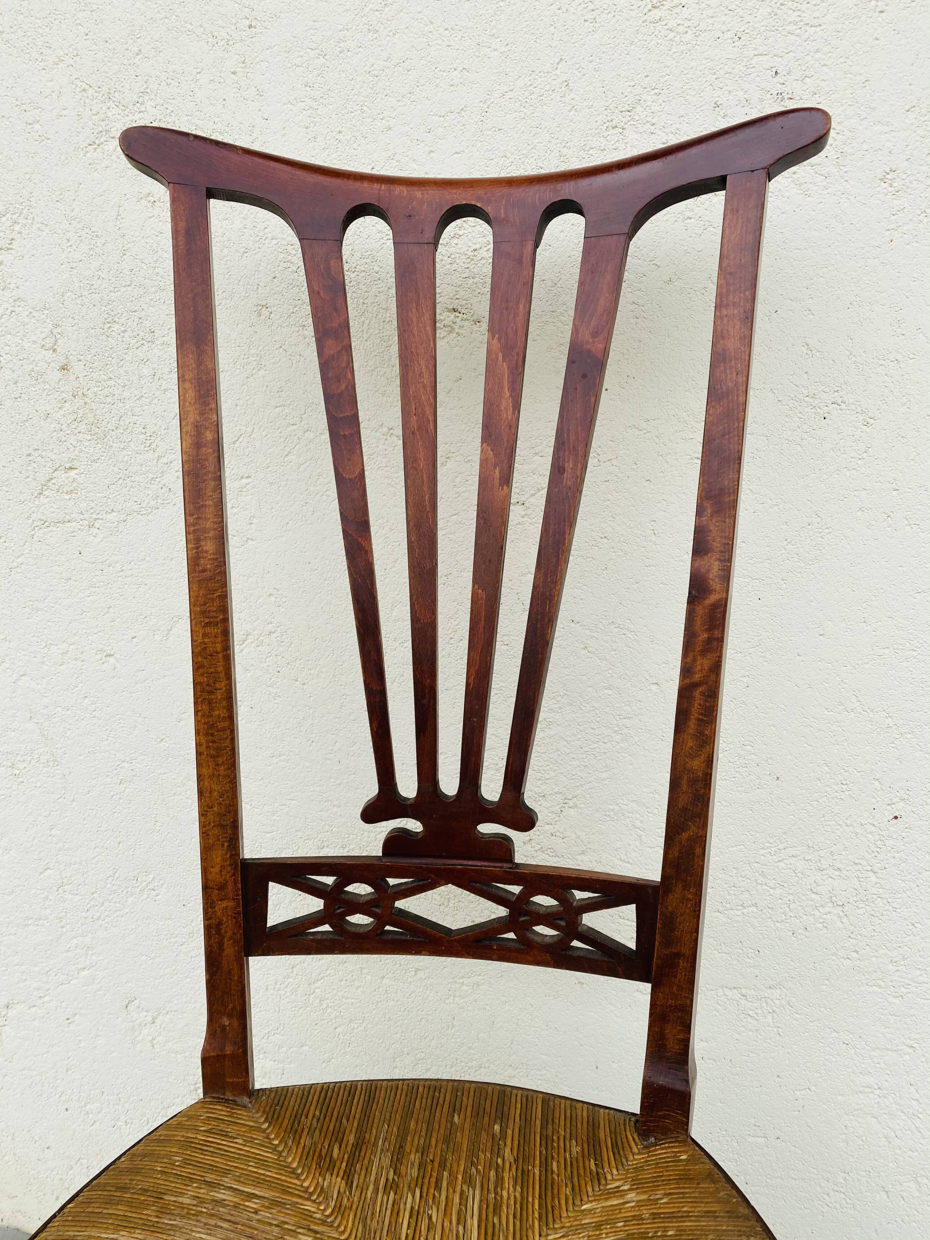 Art nouveau nurse chair