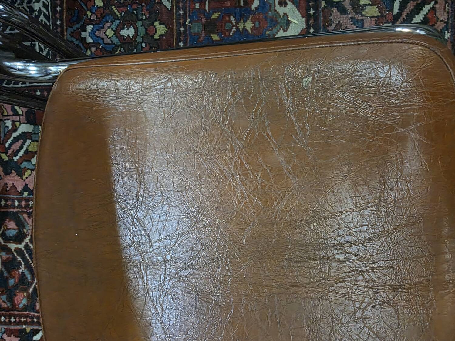 17 chrome metal bistro chairs from the 70s