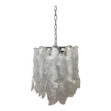 Modern Murano Glass "Fiamma" Italian Chandelier