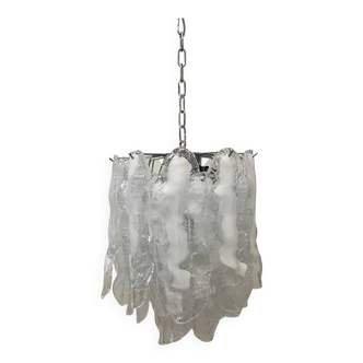 Modern Murano Glass "Fiamma" Italian Chandelier