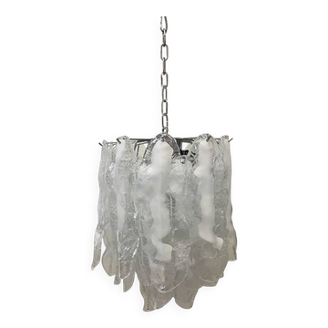 Modern Murano Glass "Fiamma" Italian Chandelier