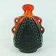 exceptional CANDLE HOLDER bay ceramic model no. 319 25 orange and black