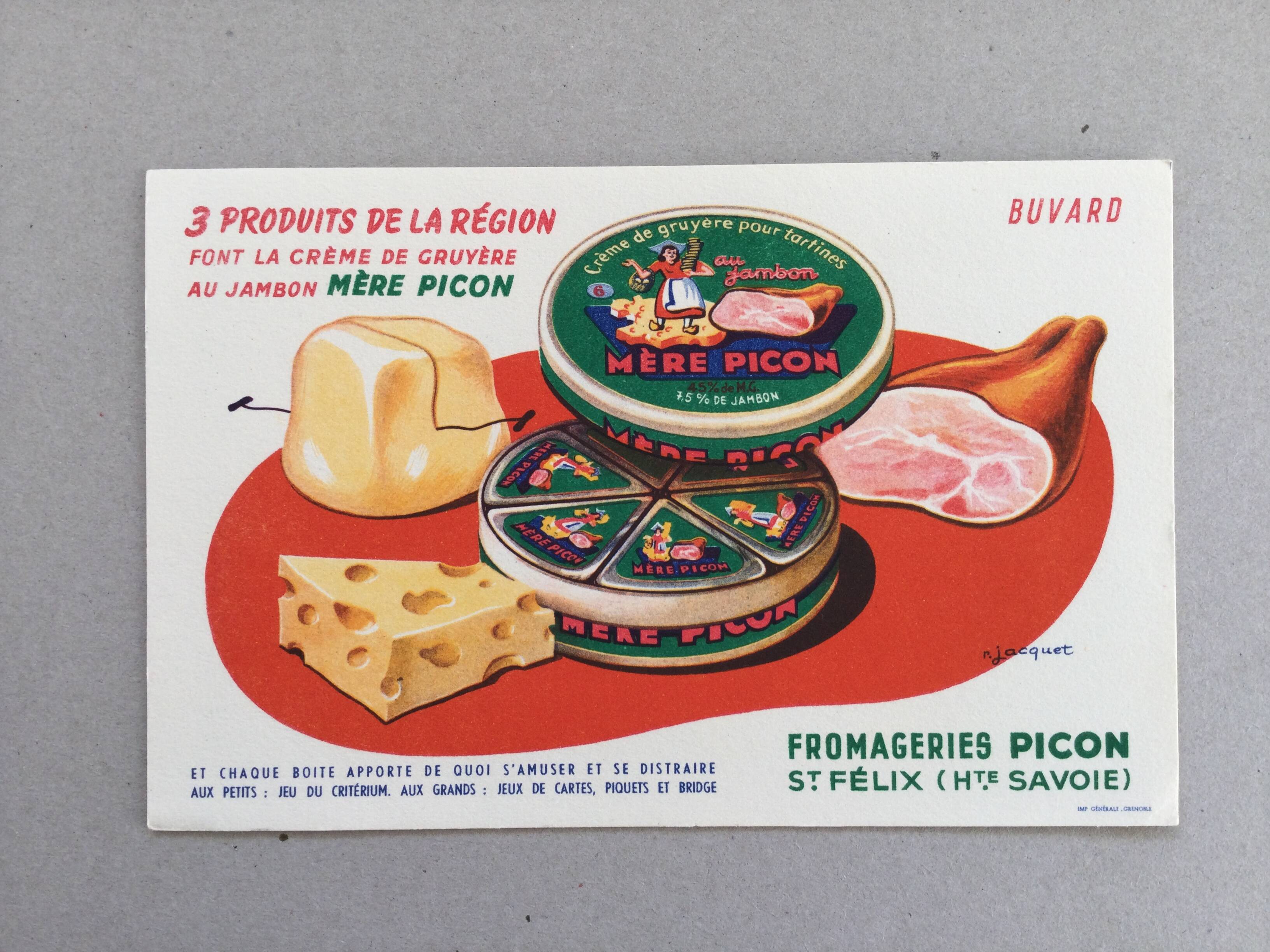 Vintage Blotter advertising frame