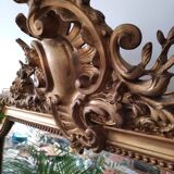 Former Golden trumeau mirror beveled 150 x 99