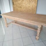 Solid oak farmhouse table