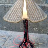 Ceramic lamp vintage and Japanese Lampshade