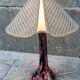 Ceramic lamp vintage and Japanese Lampshade