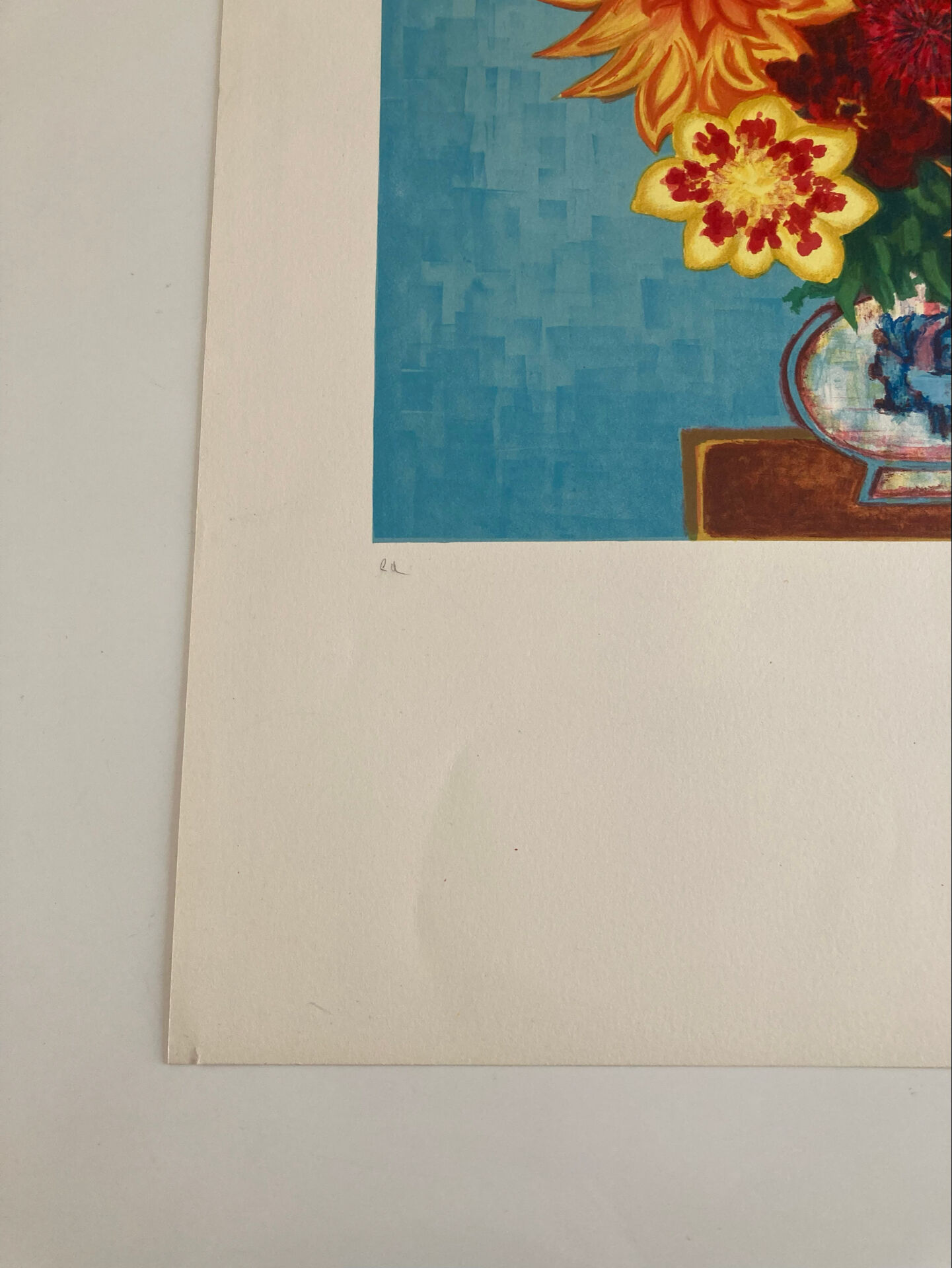 Lithograph signed in pencil by Gabriel Zendel.