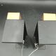 Pair of metal and brass bedside wall lights by Paul Neuhaus, Germany, 1950s Bauhaus