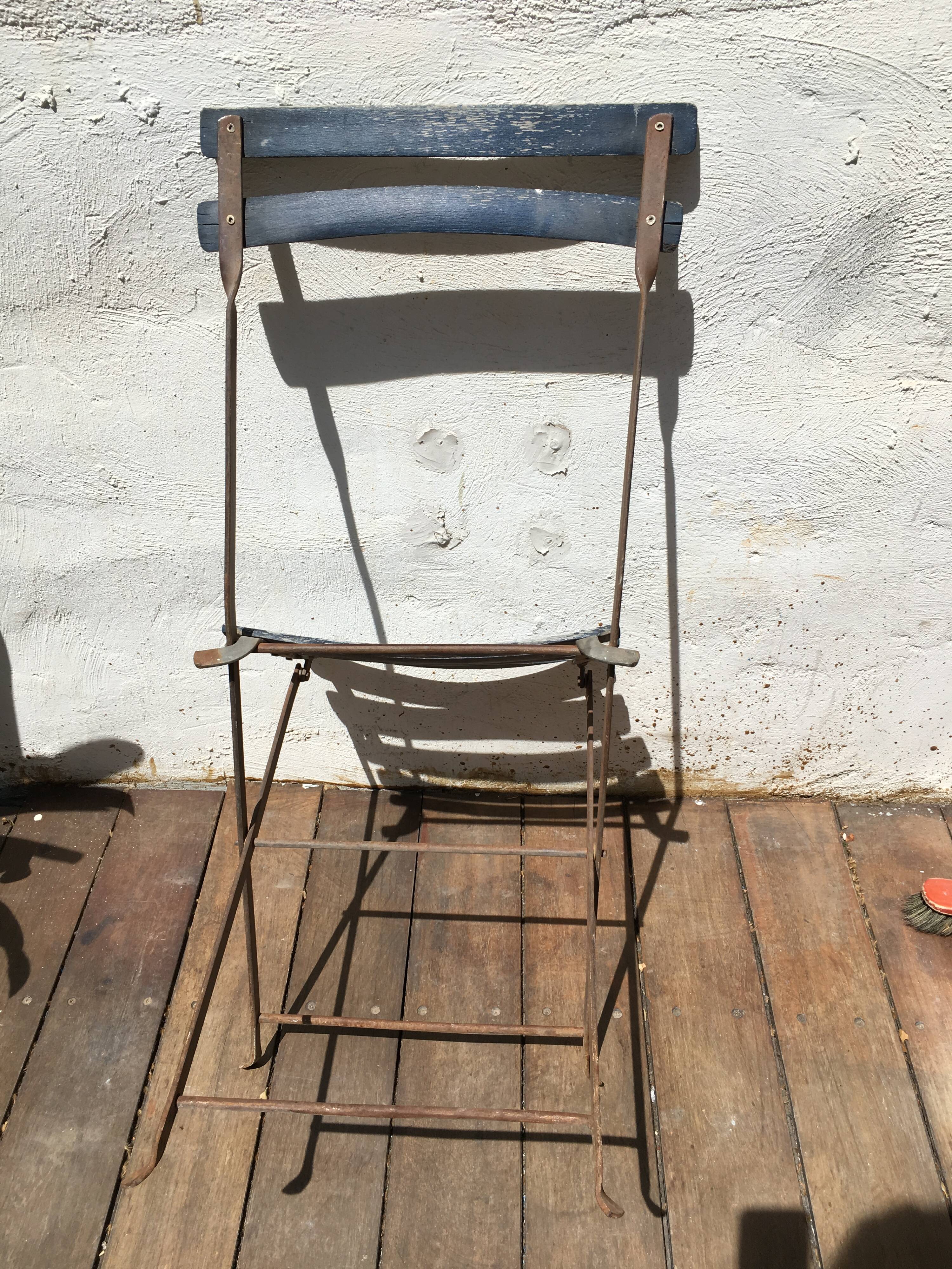 Lot of old bistro chairs
