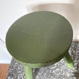 Painted tripod stool