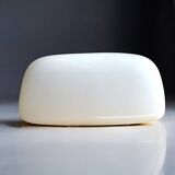 Lampe à pilules encastrée minimaliste en verre opalin blanc