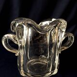 Ice bucket or ice cubes in lorraine crystal whiskey table art