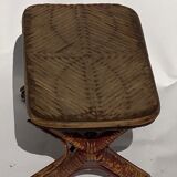 Rattan wicker bamboo hocker or foot stool