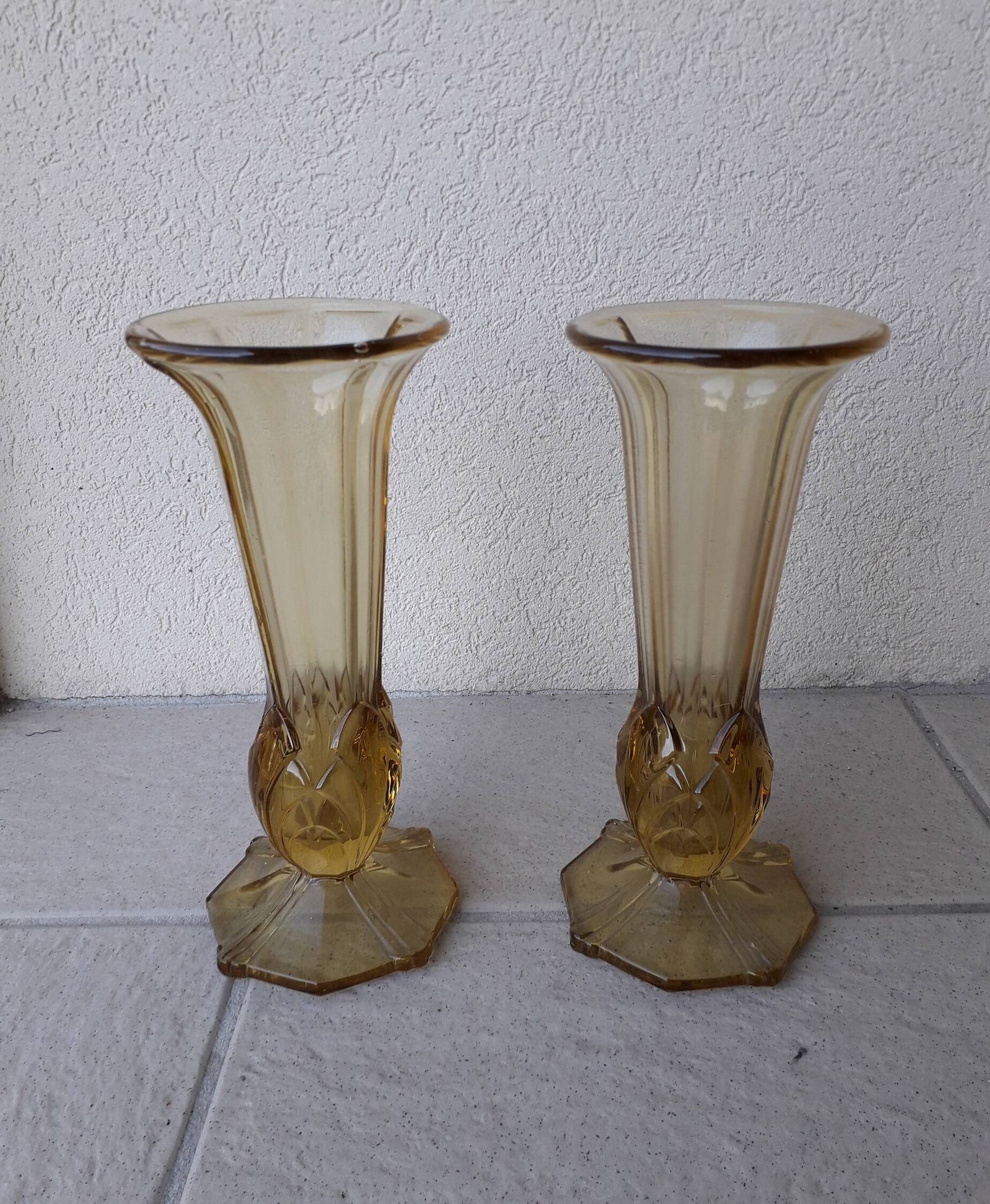 Pair of Art Deco vases