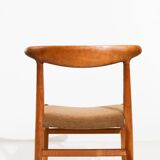 Hans Wegner W2 chairs C.M Madsens 1950s