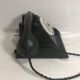 Old telephone bakelite black dial transparent 50 vintage 40's cit