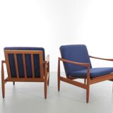 Paire de fauteuils scandinave en teck